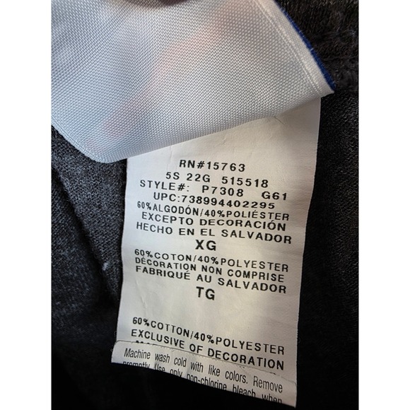 Champion Mens Joggers Sweatpants Gray Elastic Waist Drawstring Pockets XL /A116 - Picture 7 of 8